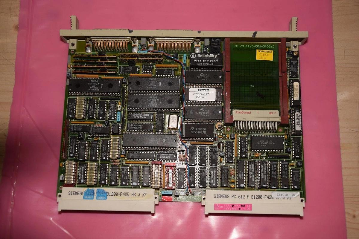Used Siemens 6ES5525-3UA21 Communication Module Card 6ES55253UA21