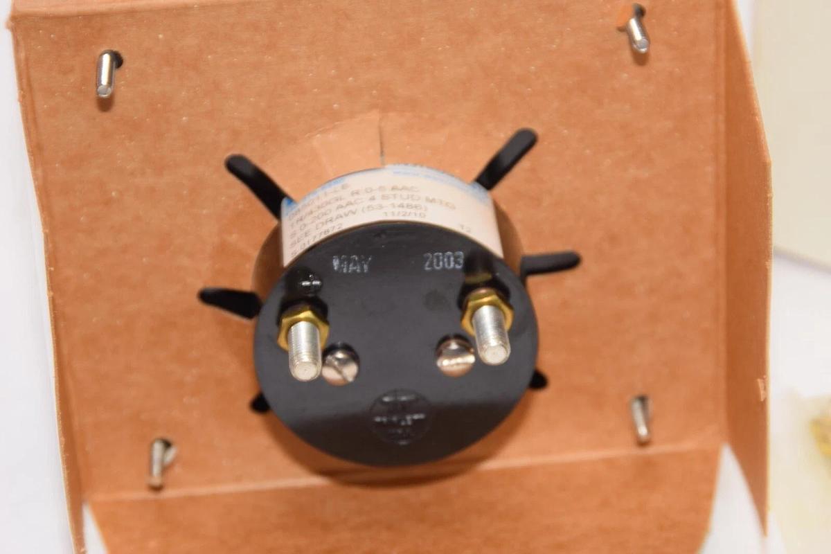 (NEW) WESCHLER INSTRUMENTS 085011-L6 0-200Amp Transformer Primary Panel Meter
