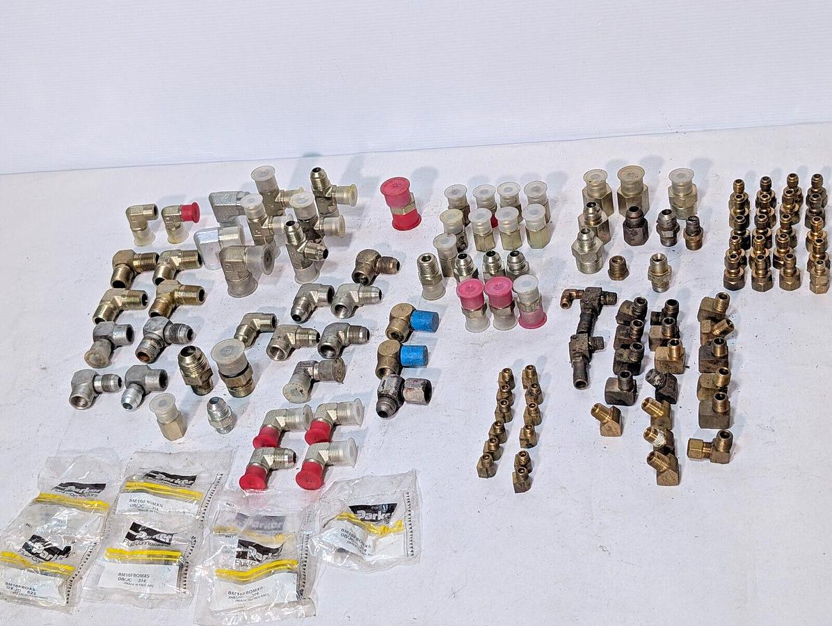 (LOT OF 4) PARKER P3E-KA00CBN P3EKA00CBN BODY CONNECTOR KIT NEW