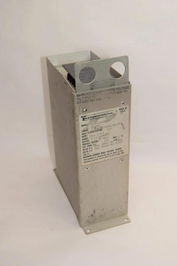 NEW- TRANSMATION INC 610T-15-60-65 117Vac 50/60Hz 5W 10Va Transmitter Alarm USA
