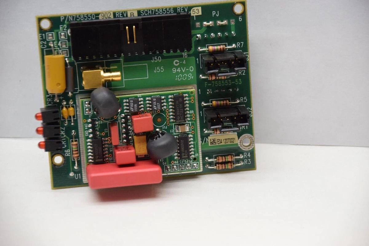 Used 758550-902 Rev B 758556 , Rev 53 , E04120770021 , F-758553-53 Circuit Board Card