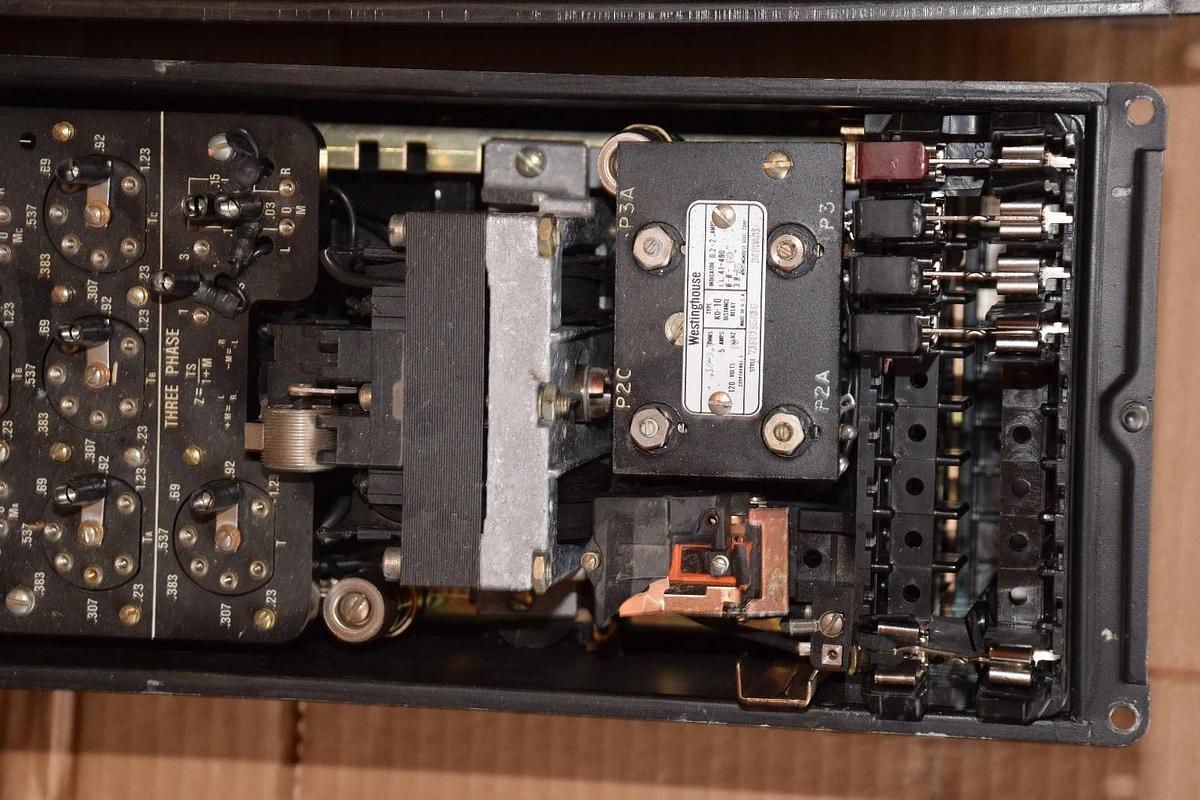 Used (Lot of 2) WESTINGHOUSE KD-10 Distance Relay 719B195A16 120V .18-3.7 Ohms