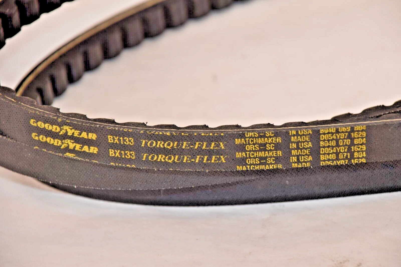 Goodyear BX133 Cogged Torque Flex V-Belt *made in USA* (NEW)