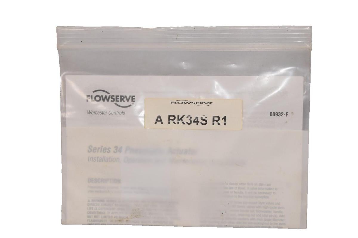 Flowserve A RK34S R1 , ARK34SR1 Rebuild Kit For Air Actuator Series 34 (New)