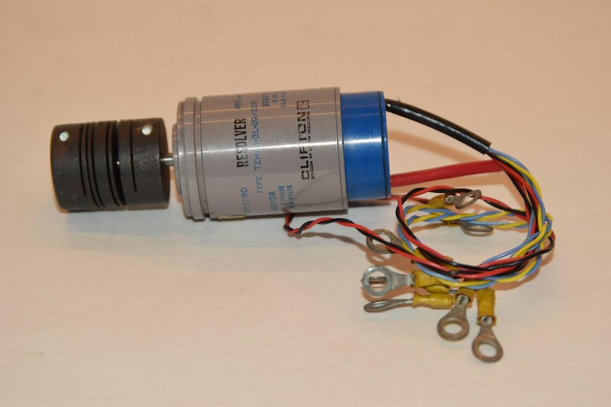 Used CLIFTON TZH-1 1-BL-09/B281 TZH11BL09/B281 2 PHASE 115V RESOLVER