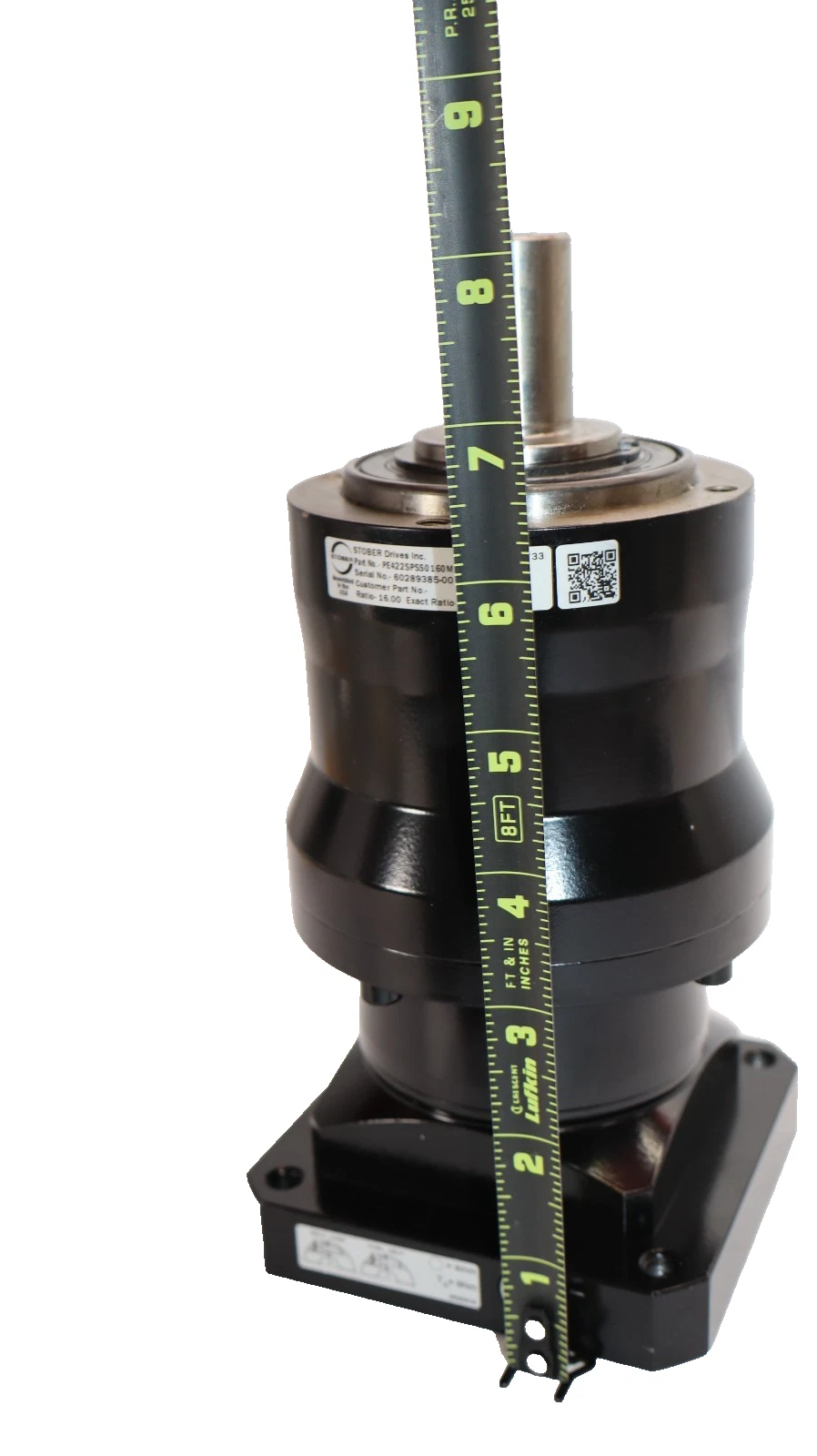 Stober Drives PE422SPSS0160ME 16:1 Ratio 3/4" bore 7/8" Shaft Gear Reducer (New)
