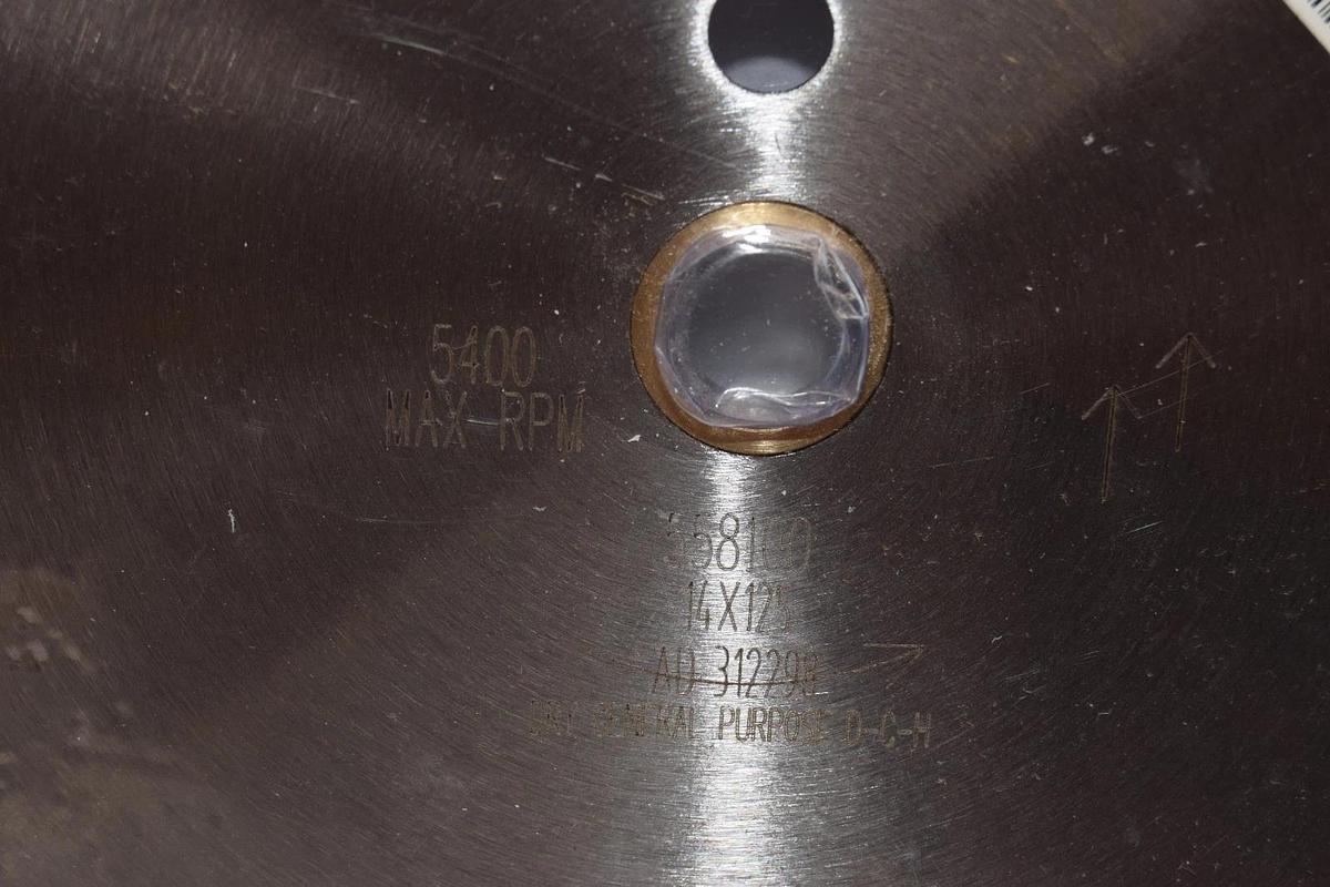 Darragh 14" High Speed Diamond Concrete Saw Blade 558100 70499 14" x .125 x 1" 603461704991