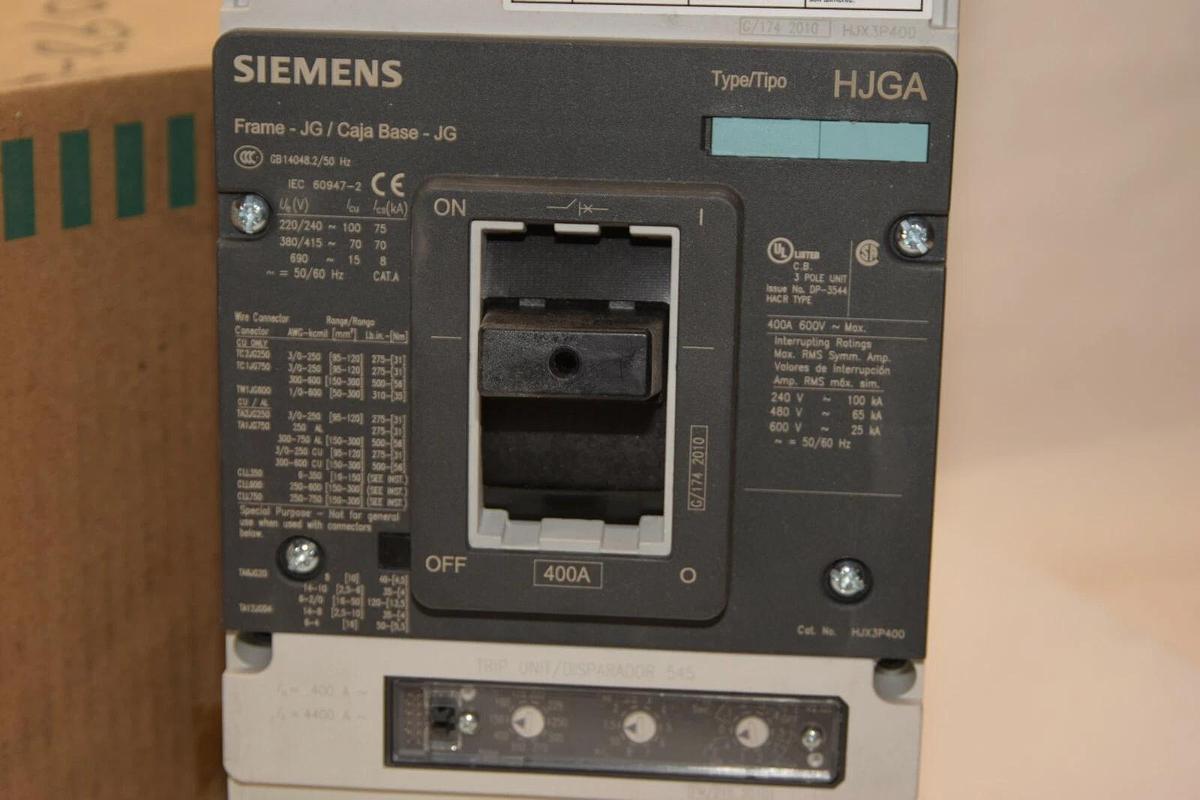SIEMENS 3VL4140-2GE33-0AA0 Breaker 400 Amp 400A HJX3P400F HJGA (NEW)