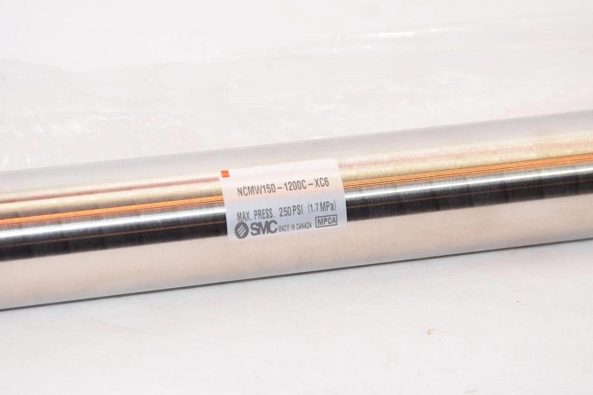 (NEW) SMC NCMW150-1200C-XC6 NCMW1501200CXC6 25psi Pneumatic Air Cylinder