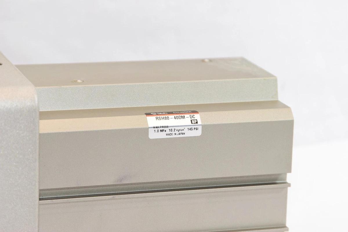 (NEW) SMC RSH80-40DM-DC 145psi  Pneumatic Stopper Cylinder