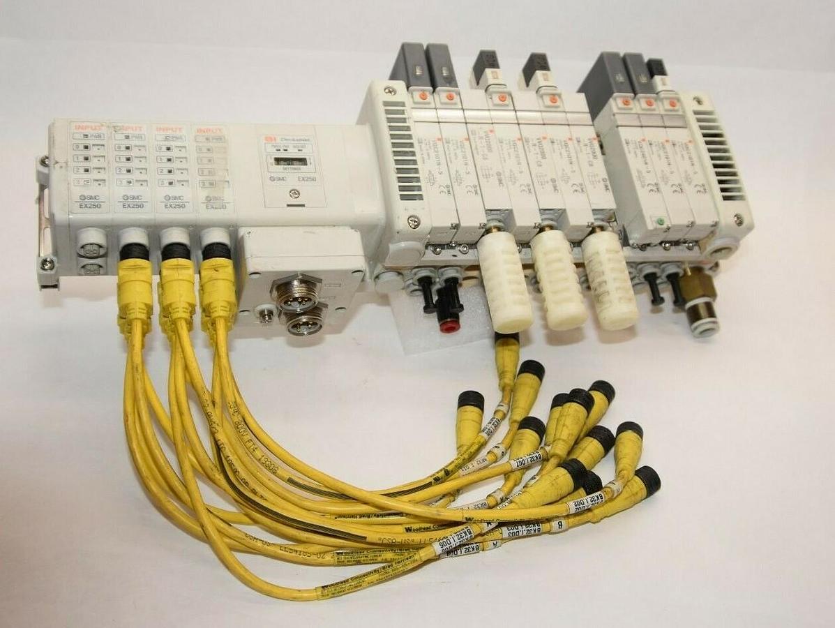 Used SMC EX250-SDN1-X122 Device Net 11 Slot EX250 Serial Interface Unit