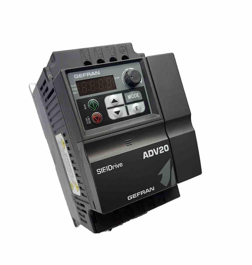 Used Gefran SIEIDrive ADV20-2037-KXX-4F Inverter Drive 3ph 380-480V 6.8kva 5hp