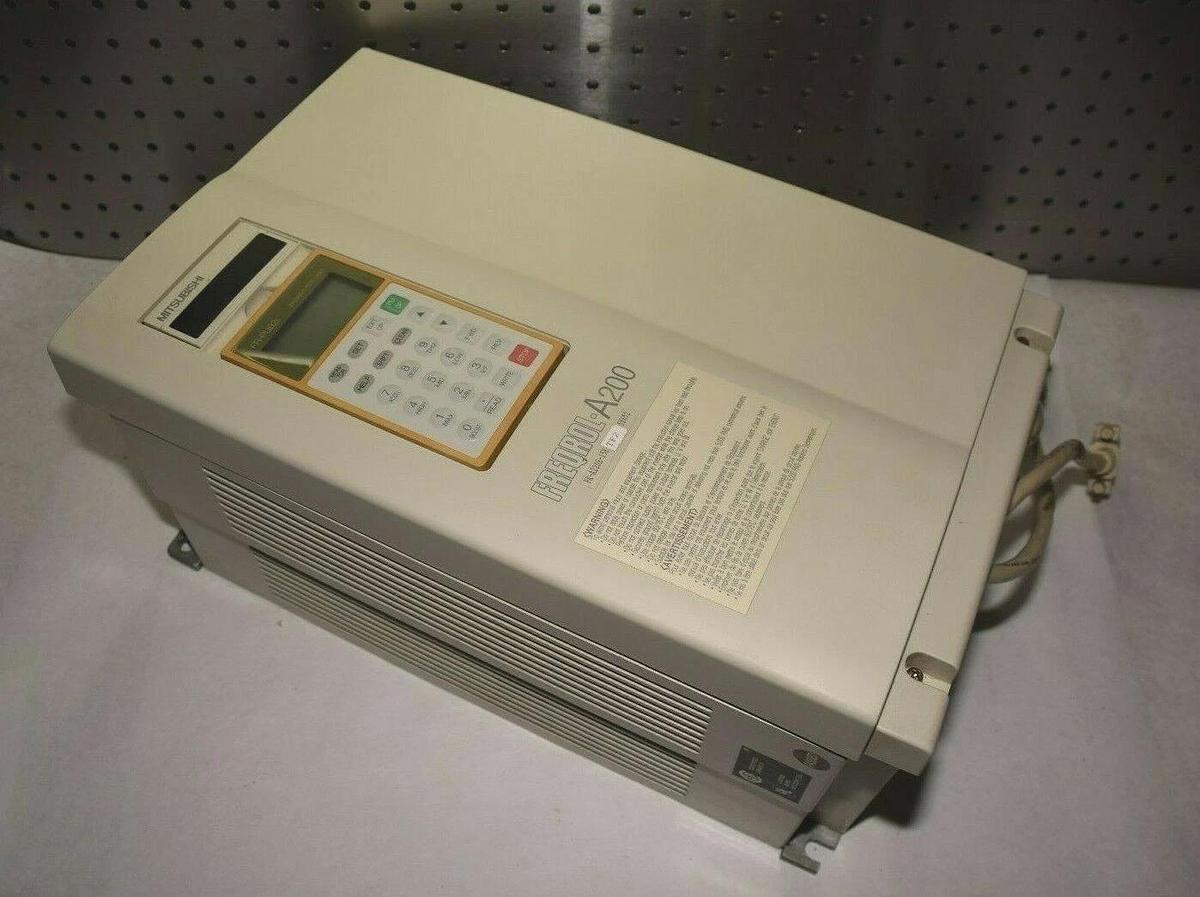 Used Mitsubishi FR-A220E-15K-UL 20HP Freqrol A200 Inverter Drive  FR-A220-15K-TF2
