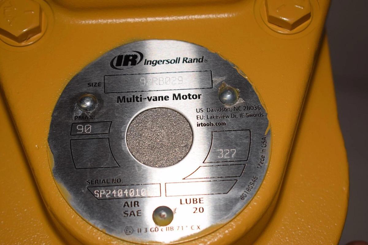 Ingersoll Rand IR Multi-Vane Multi Vane Air Motor 92RB029 (NEW)