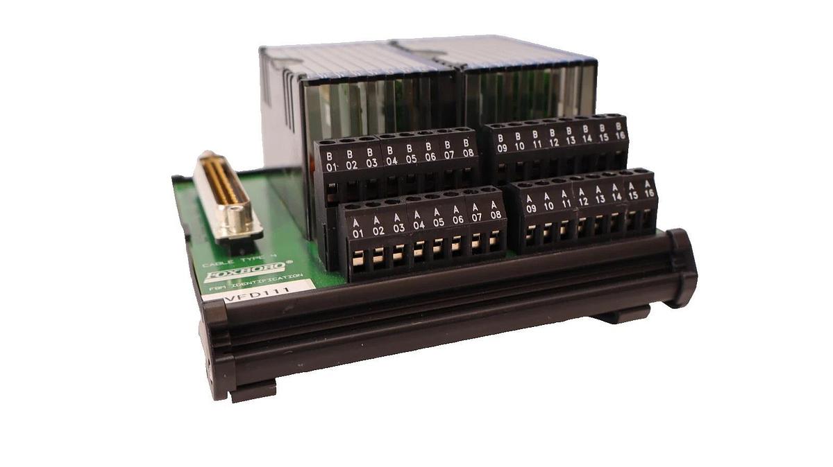 Used FOXBORO INVENSYS FBM207 P0916AM 0D RY0834 Voltage Monitor 16 Input Module