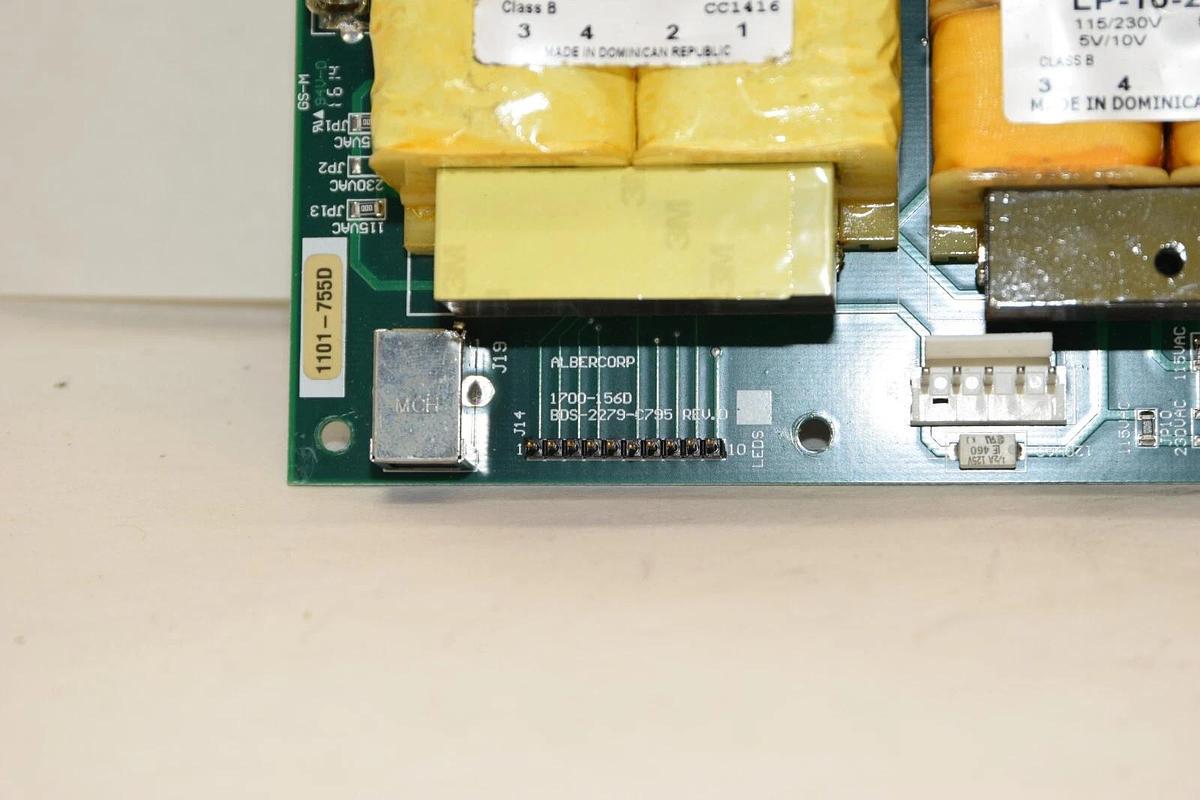 (NEW) ALBERCORP 1700-156D BDS-2279-C795 Rev. D 1101-755D PC Board