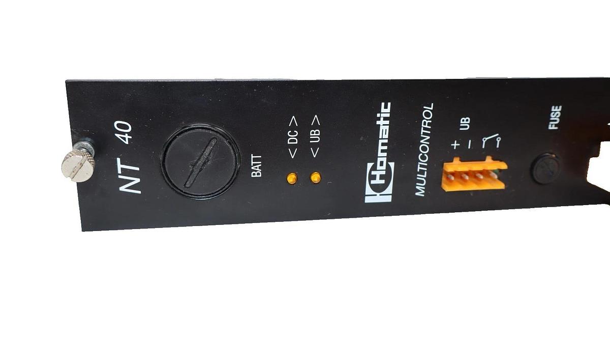 Used HOMATIC NT40 , ECNT40-0 Rev: 2.00 24V Multicontrol Power Module Board