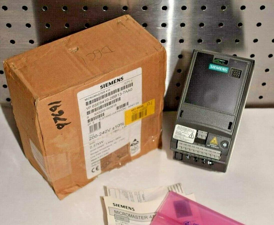 Siemens Drive 6SE6410-2BB13-7AA0 Micromaster 410 0.37kW 6SE64102BB137AA0 NEW