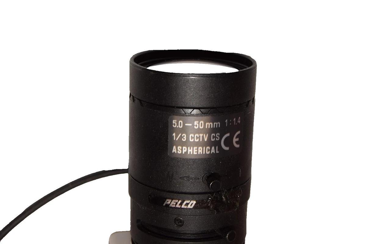 Used Weldex WDAC-5700C Digital Color CCD Camera with Pelco 5.0-50mm 1:1.4 Lens