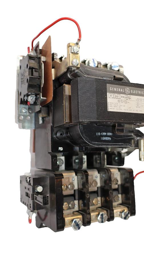 GE GENERAL ELECTRIC Size Sz 2 STARTER CR306E0**ABNA 600V 45A 115-120V Coil (NOS)