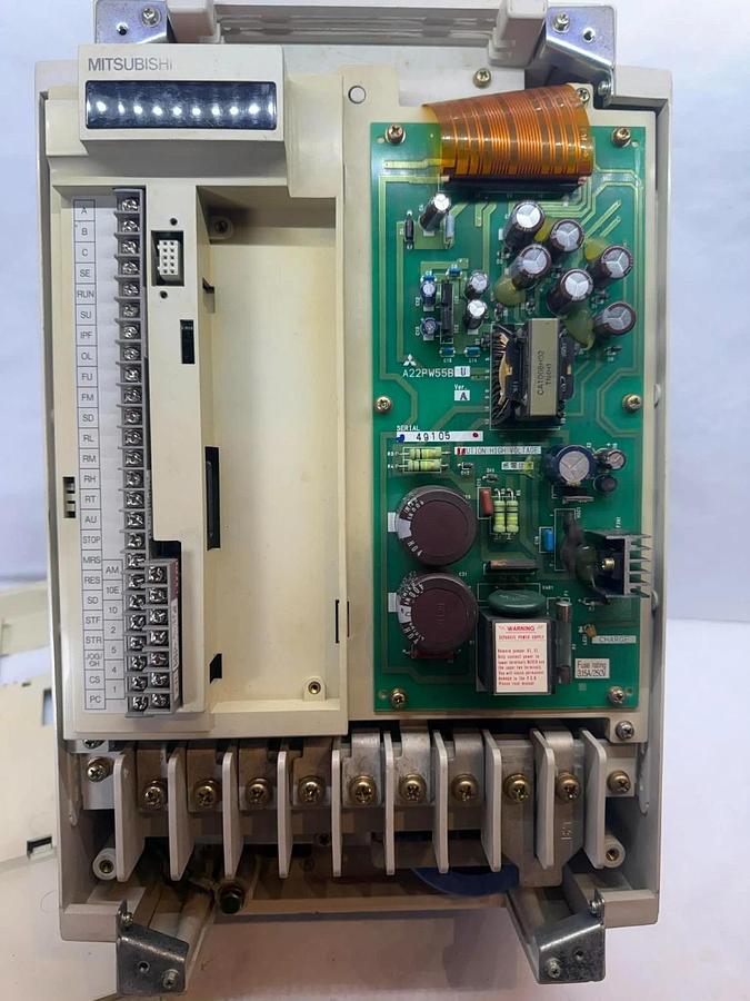 Used Mitsubishi Freqrol A-200 15hp Inverter Drive FR-A220-11K-TF2 FRA22011KTF2