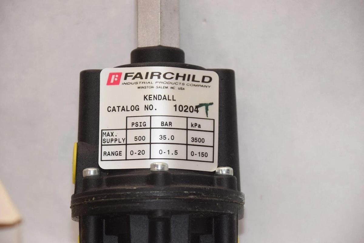 (NEW) FAIRCHILD 10204T 500psig 35bar 3500kPa Pneumatic Pressure Regulator