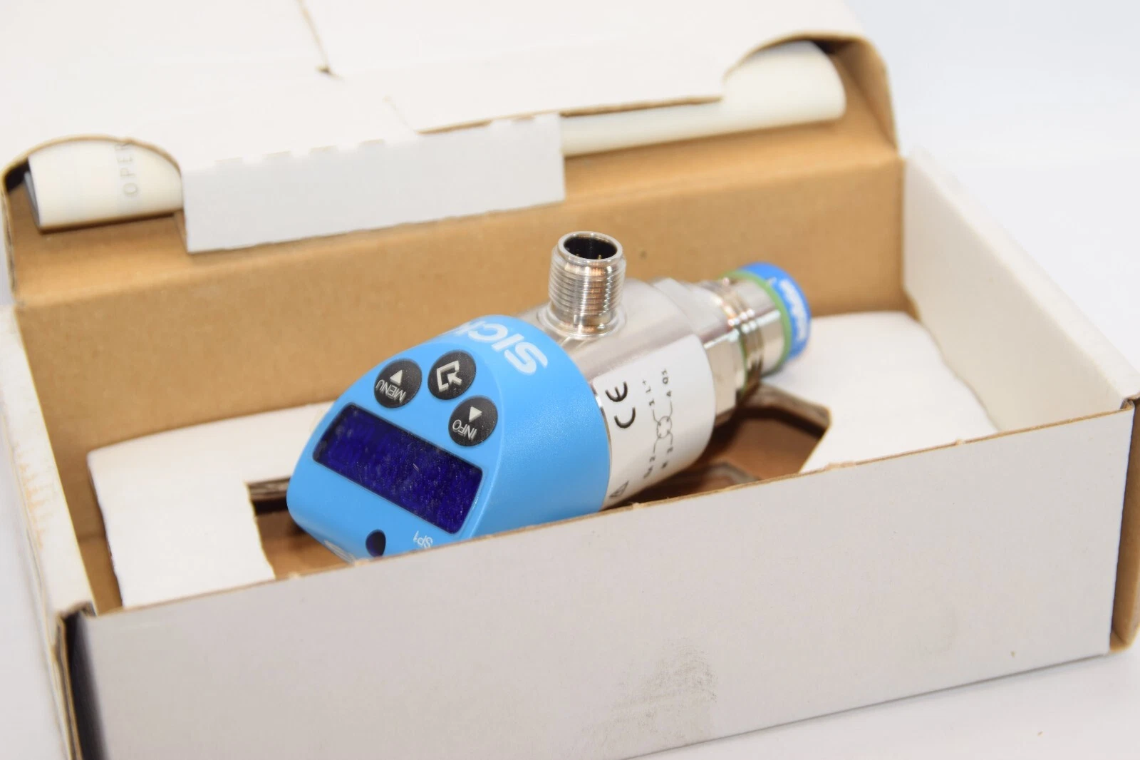 SICK PBS 6056530 0-400 bar 15-35V 0.4A 4-20mA Pressure Sensor (New)