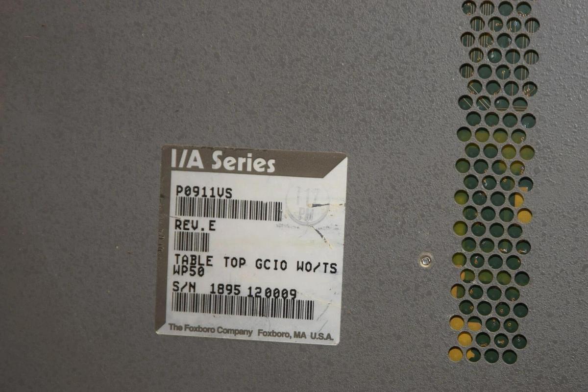 Used FOXBORO P0911VS GCIO WO/TS WP50 I/A Series Table Top Interface