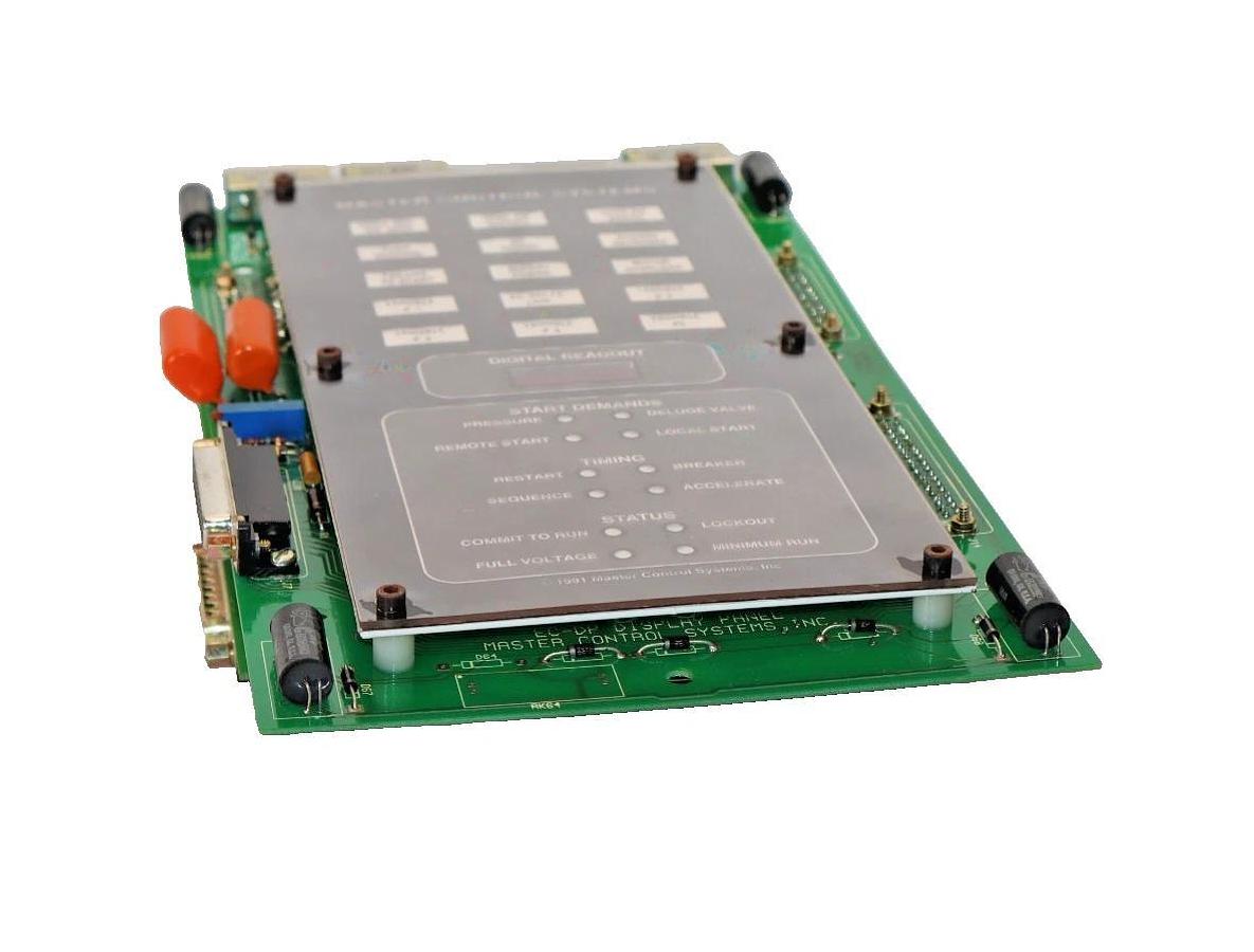 Used Master Control Systems EC-DP ECDP Display Panel 563721 EC Fire Pump Controller