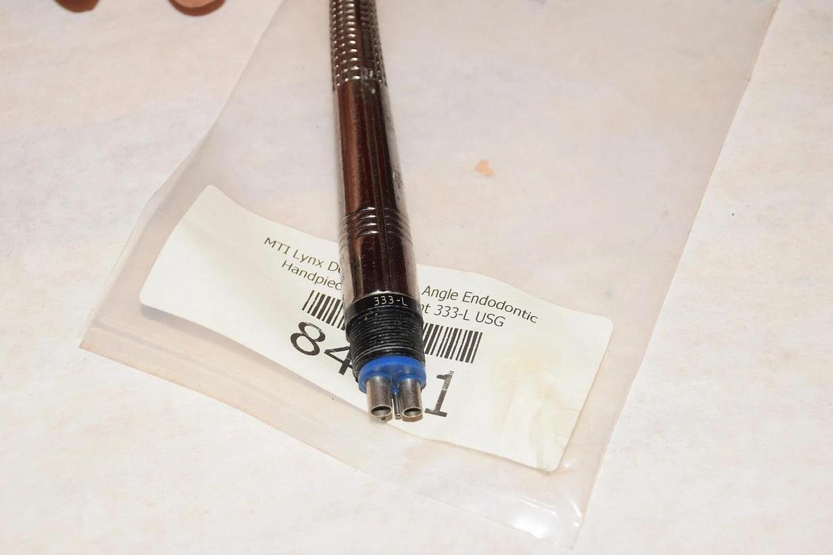 Used MTI LYNX DENTAL CONTRA ANGLE ENDODONTIC HANDPIECE ATTACHMENT 333-L