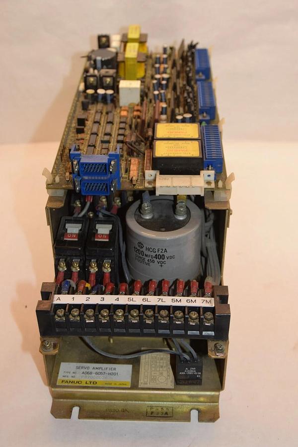 Used FANUC A06B-6057-H201 A06B6057H201 A06B 6057 H201 Servo Amplifier