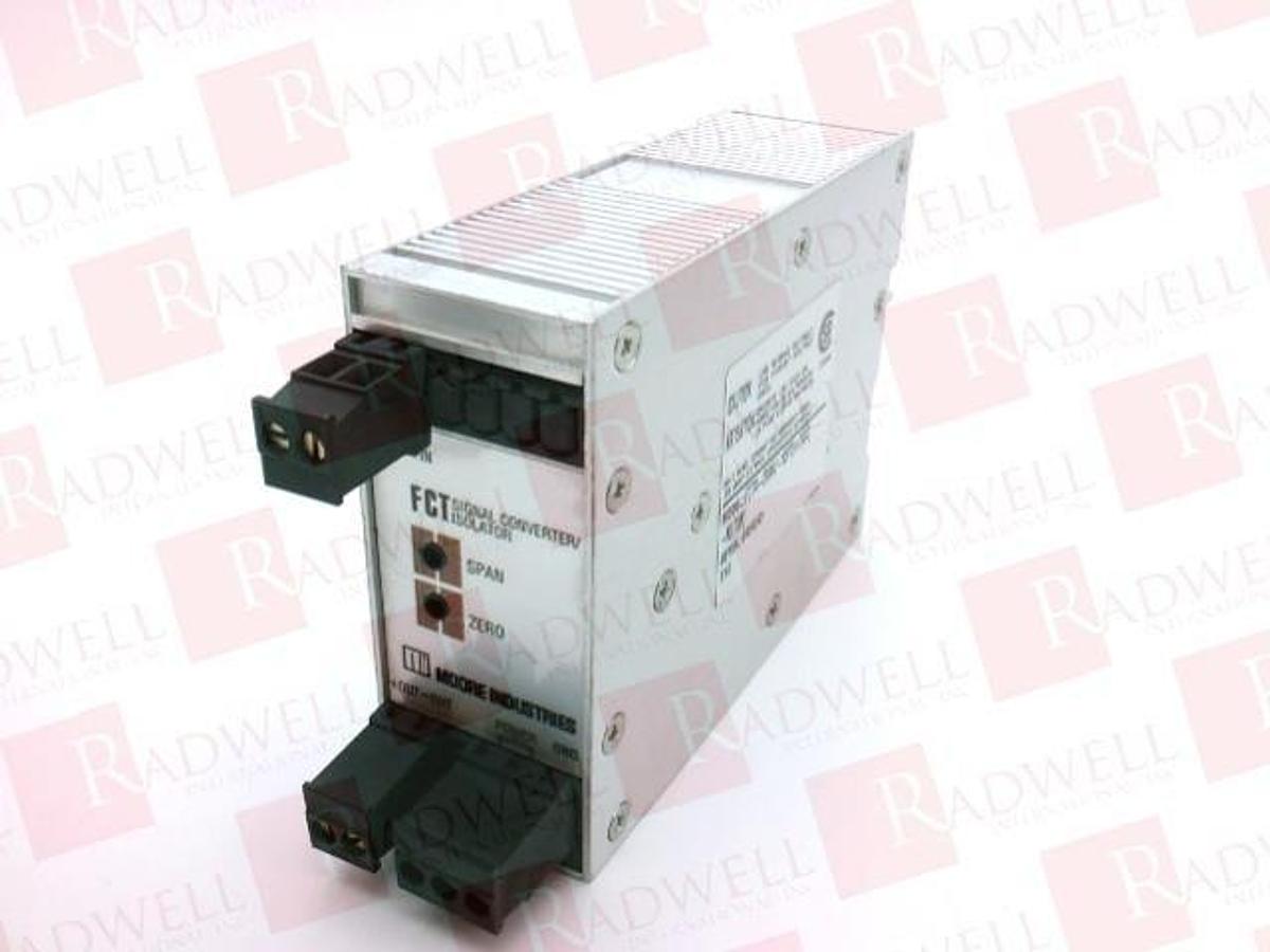 Used MOORE LCM LINK CONVERTER 24 VDC LCM/RSA85/RS232/24V RSA85 RS232 DIN