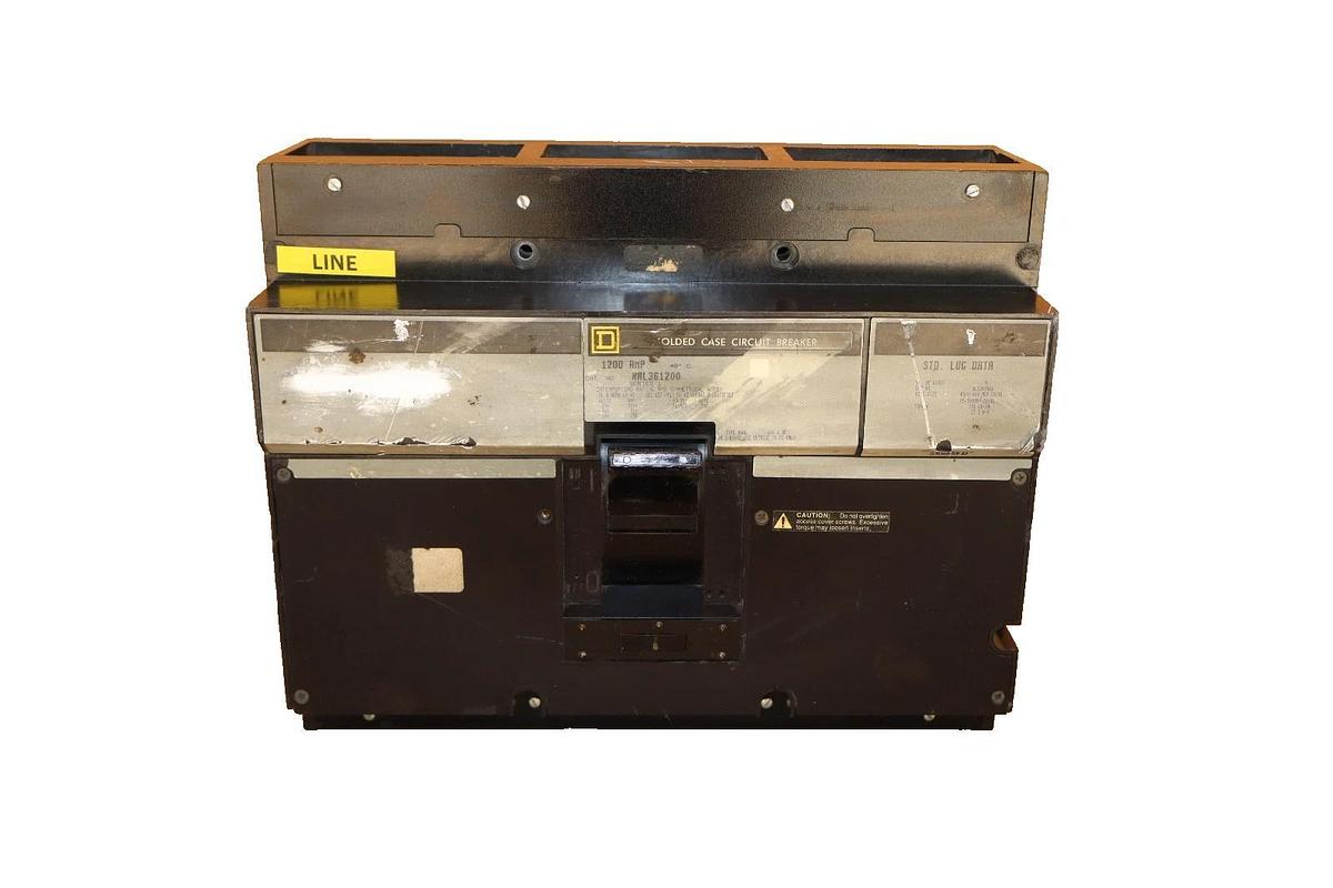 Used Square D Ciruit Breaker 1200A NAL361200 1200 Amp Ser 1 600v