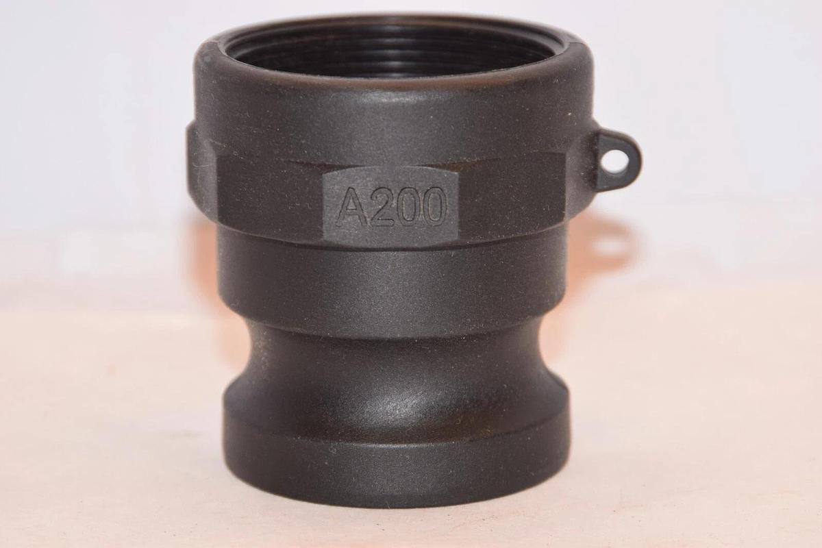 (NEW) 2" Type A Camlock Female NPT x Male Adapter Polypropylene