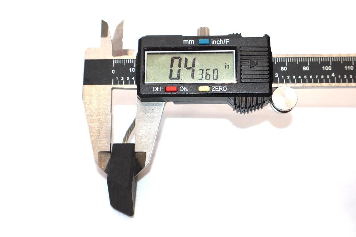 3/4" x 7/16" Carbon Motor Brush 0.7465" x 0.4360"  (New - Lot of 2)