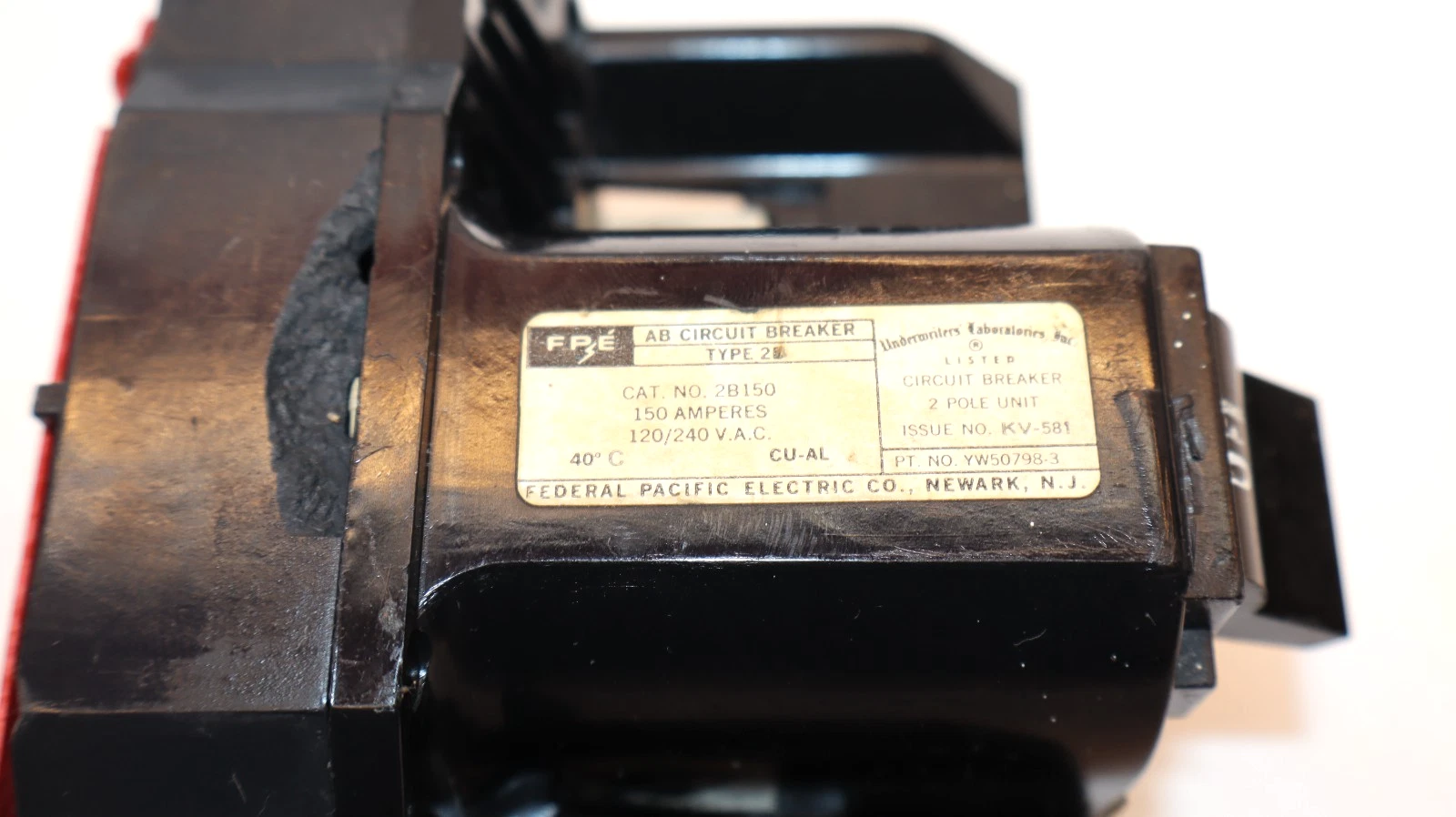 Used FPE 2B150 150A Amp 2 Pole Circuit Breaker