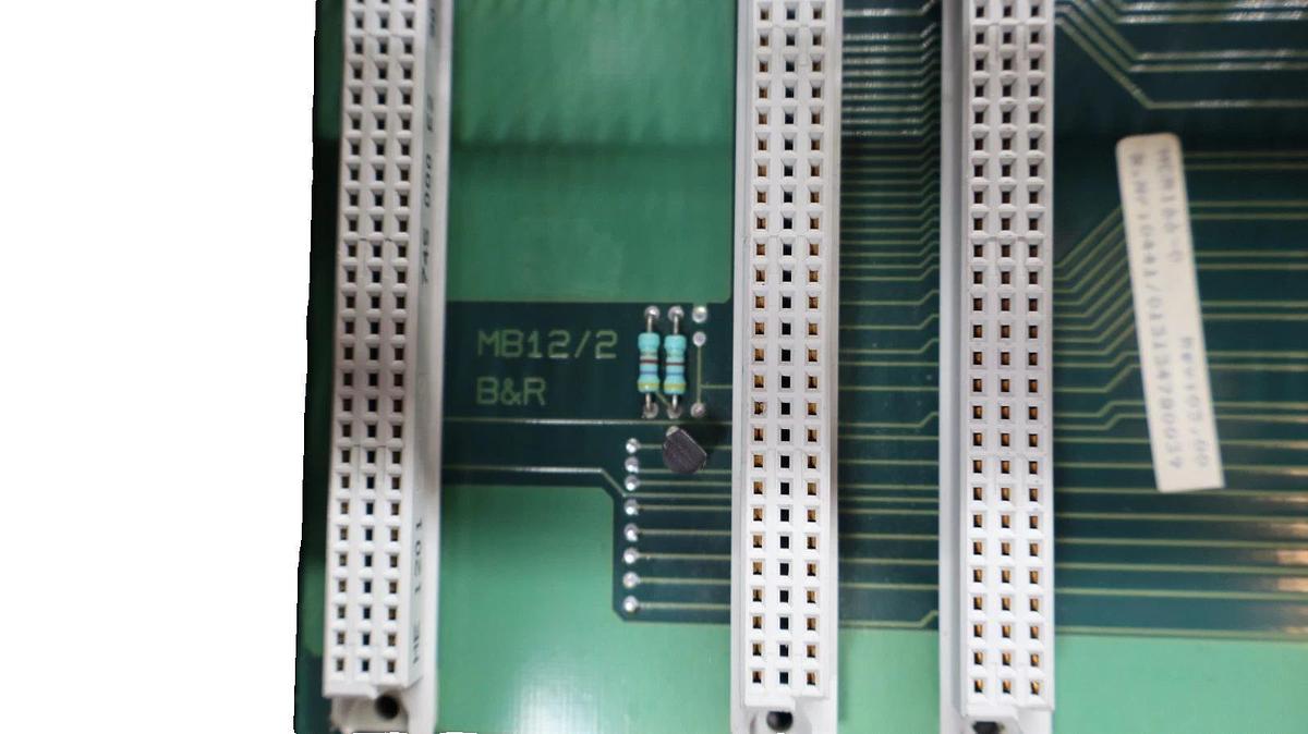 Used B & R B&R HCR166-0 , HCR1660 Rev: 3.00 19-Slot Multi Module PLC Rack Chassis