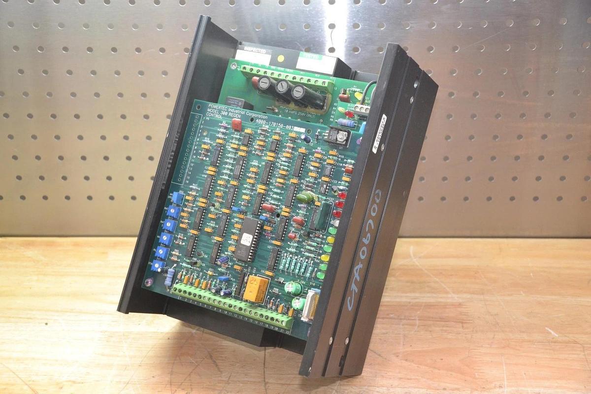Used POWERTEC C0.5.3R2CH000 C0 5 3R2CH000 1/2HP BRUSHLESS DC MOTOR SPEED CONTROLLER