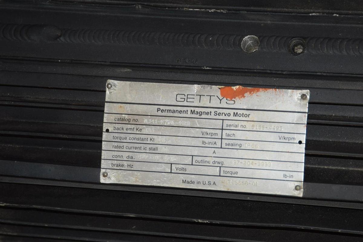 Used GETTYS Permanent Magnet Servo Motor M341-K70A-4001