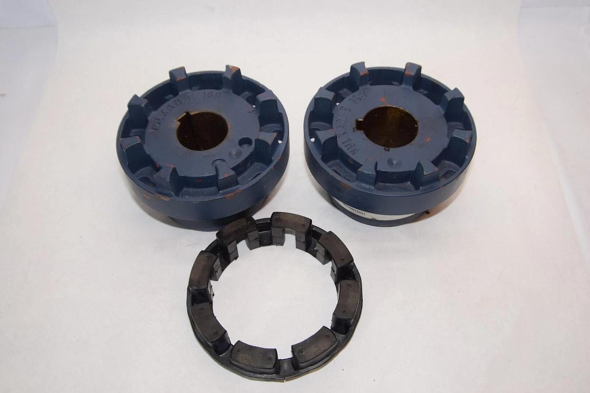 Used NEW VULKAN IR 39593322 GE168 PB85 392D 1G0168E50 2-1/8" 1-31/32" Flex Coupling