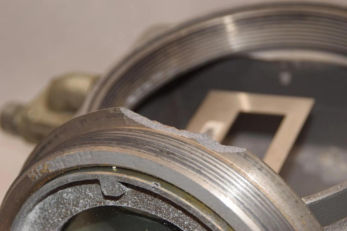 Used APPLETON 8"x9.5"x4.5"  Explosion Proof Enclosure W/ Glass Cover Internal Cover