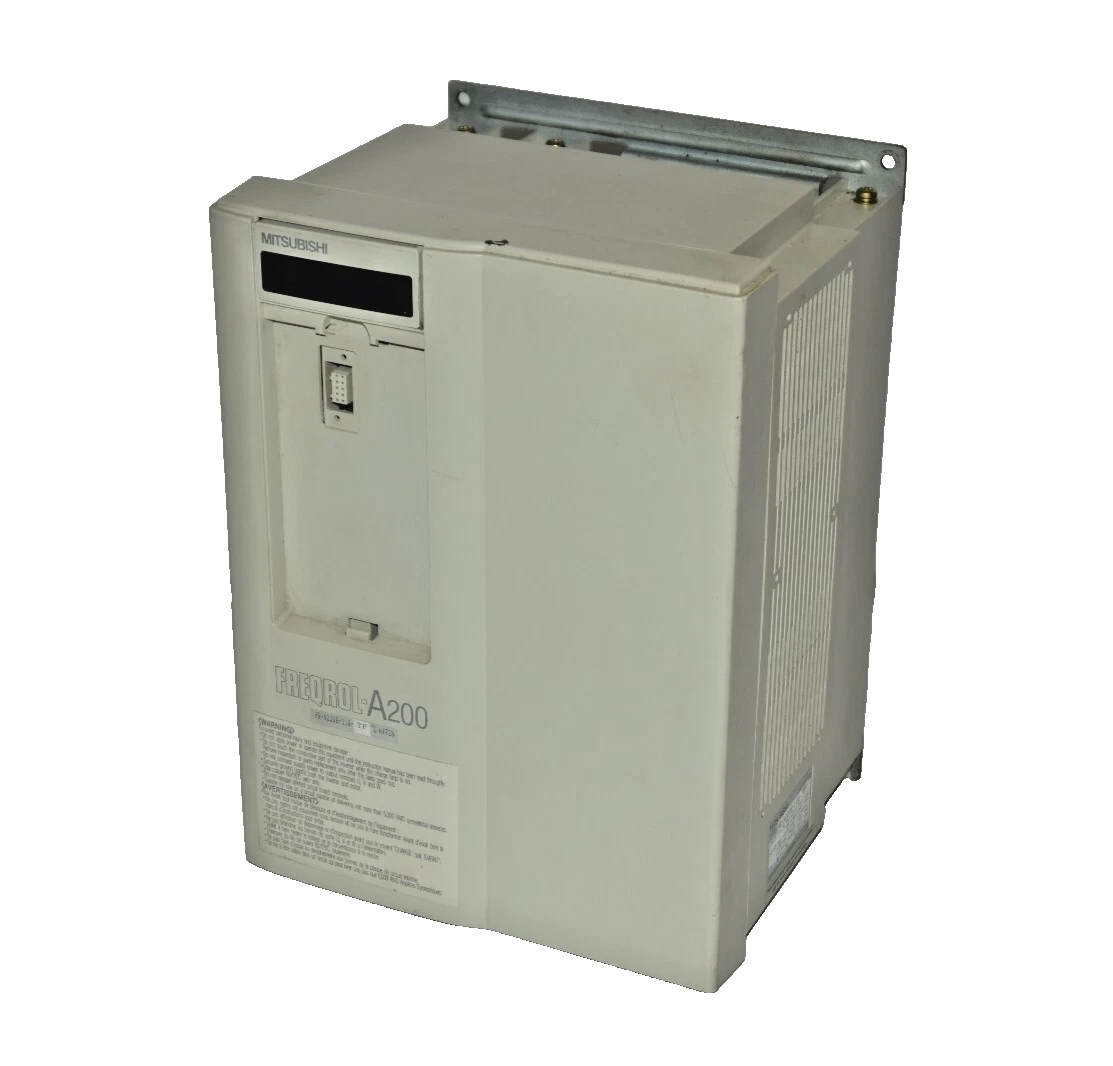 Used Mitsubishi Freqrol A200 Inverter Drive Model FR-A220E-11k-TF 15Hp ac drive