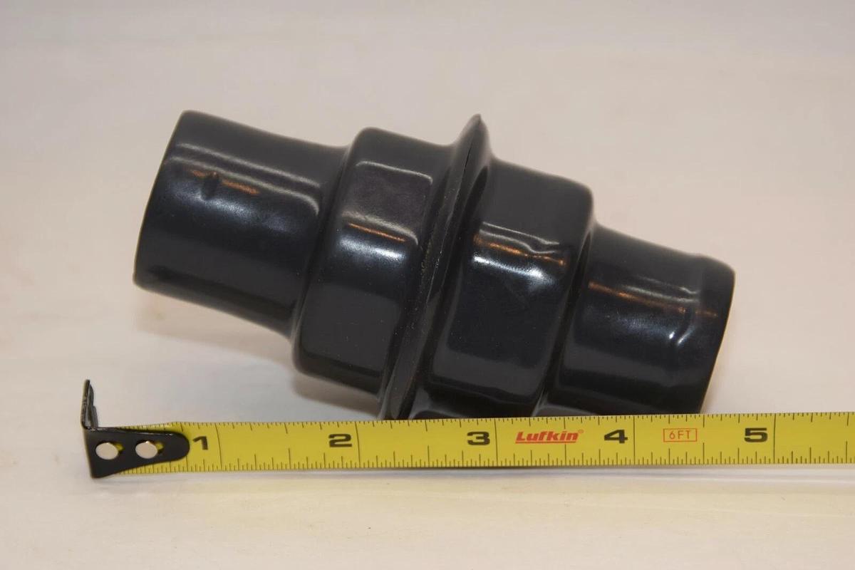 (NEW) PLASTI-BOND Red H2OT 1" Coated Conduit Body Straight Fitting