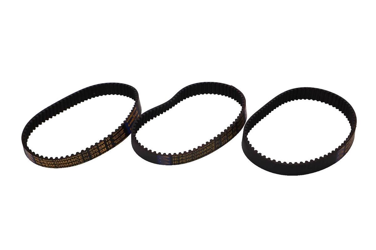 Goodyear 375 5M 15 , 375-5M-15 Hi-Performance PD Timing Belt USA (New -Lot of 3)
