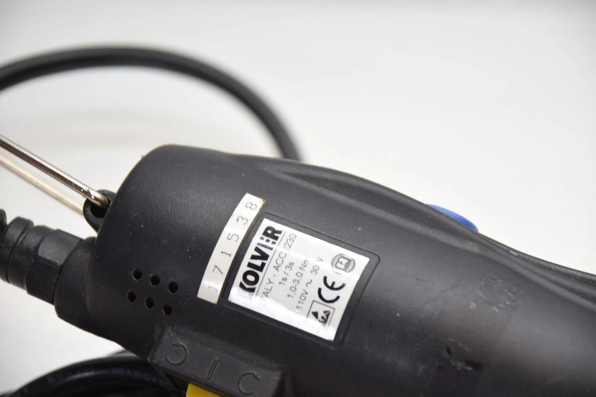 Used Kolver ACC2230 ACC Push Lever Inline Torque Driver Screwdriver 8.9-26.6 T  1-3Nm