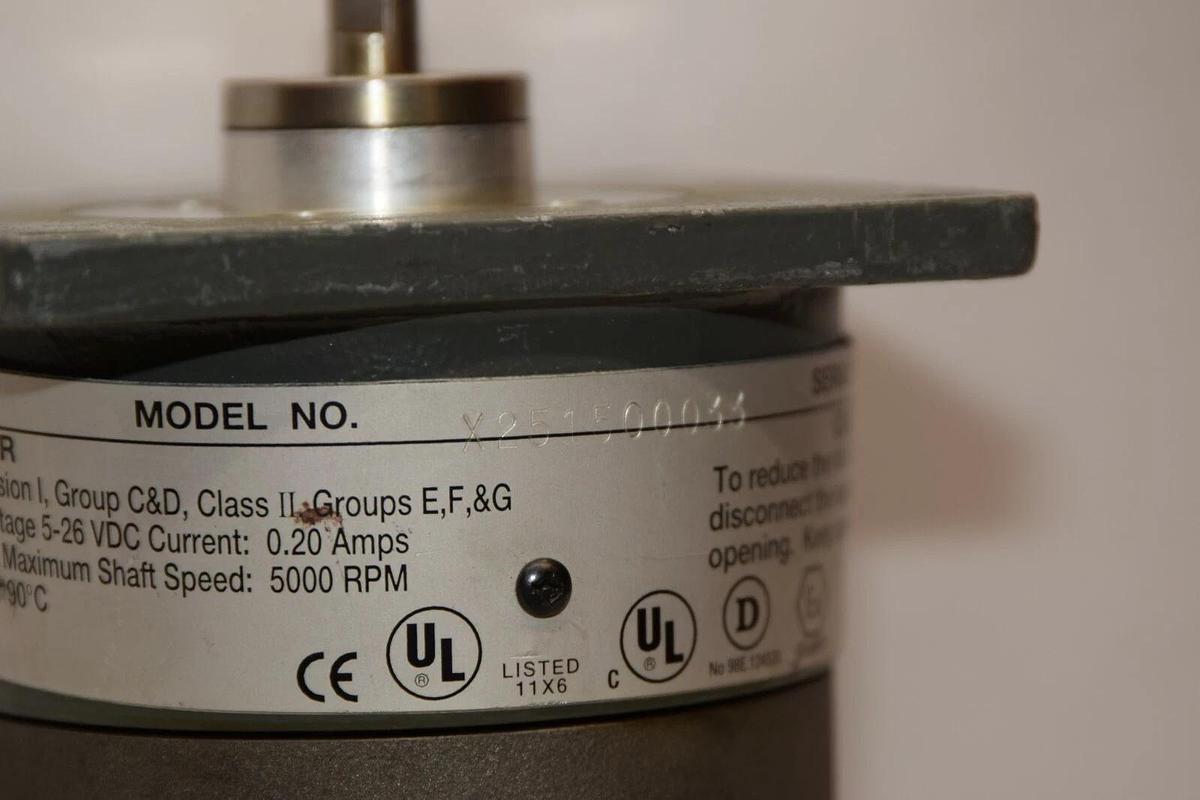 Used DYNAPAR X251500033 0.20A 5-26Vdc For Hazardous Locations Encoder