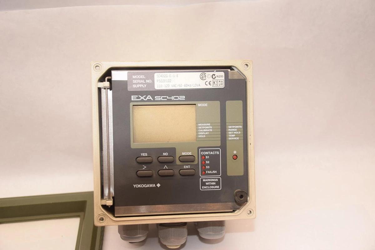 Used YOKOGAWA SC402G-E-1-E , EXA SC402 110-120Vac 50/60Hz Conductivity Transmitter