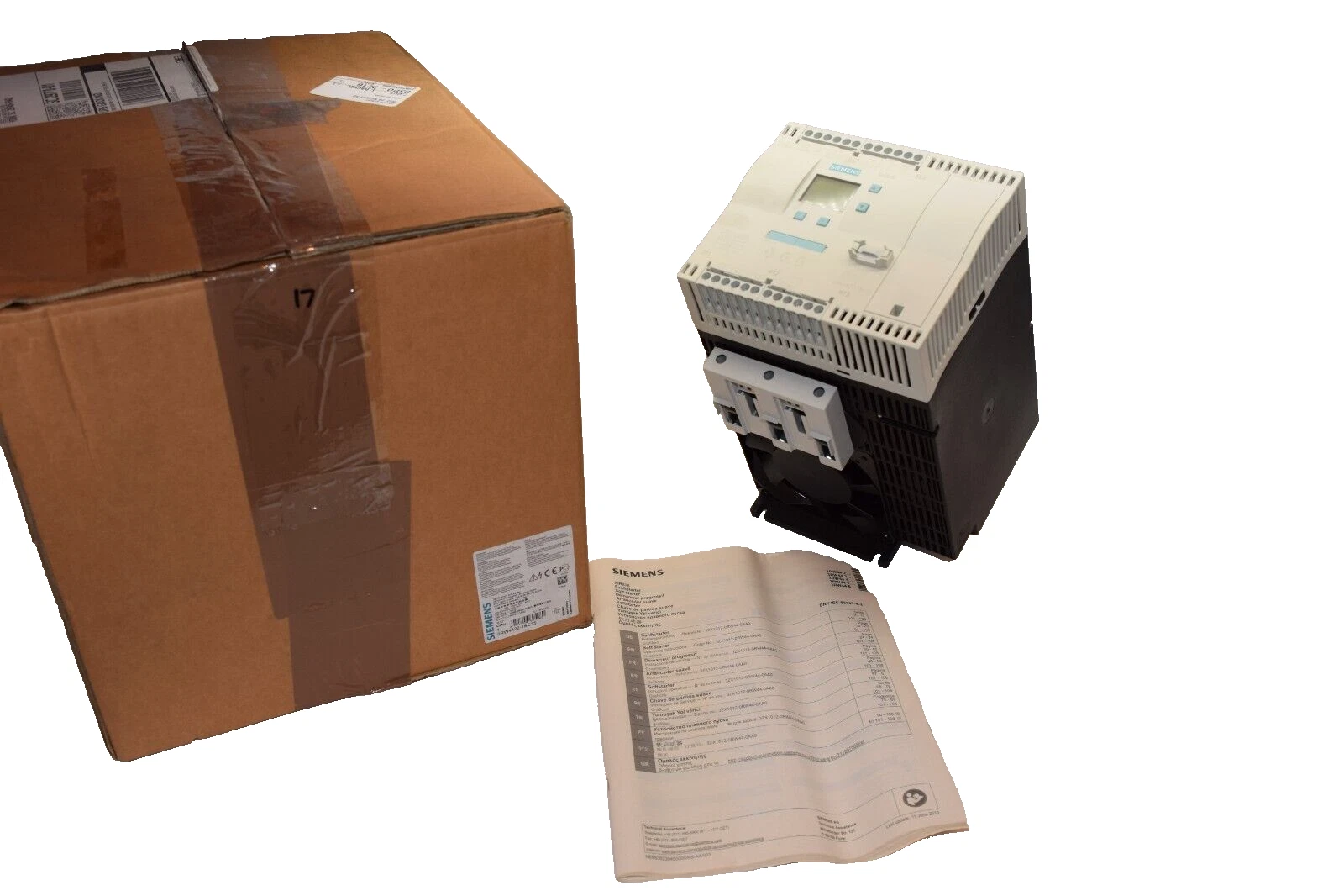 Used (New) SIEMENS 3RW4422-1BC35 DRIVE, SOFTSTARTER 15kW 29A 400-600V