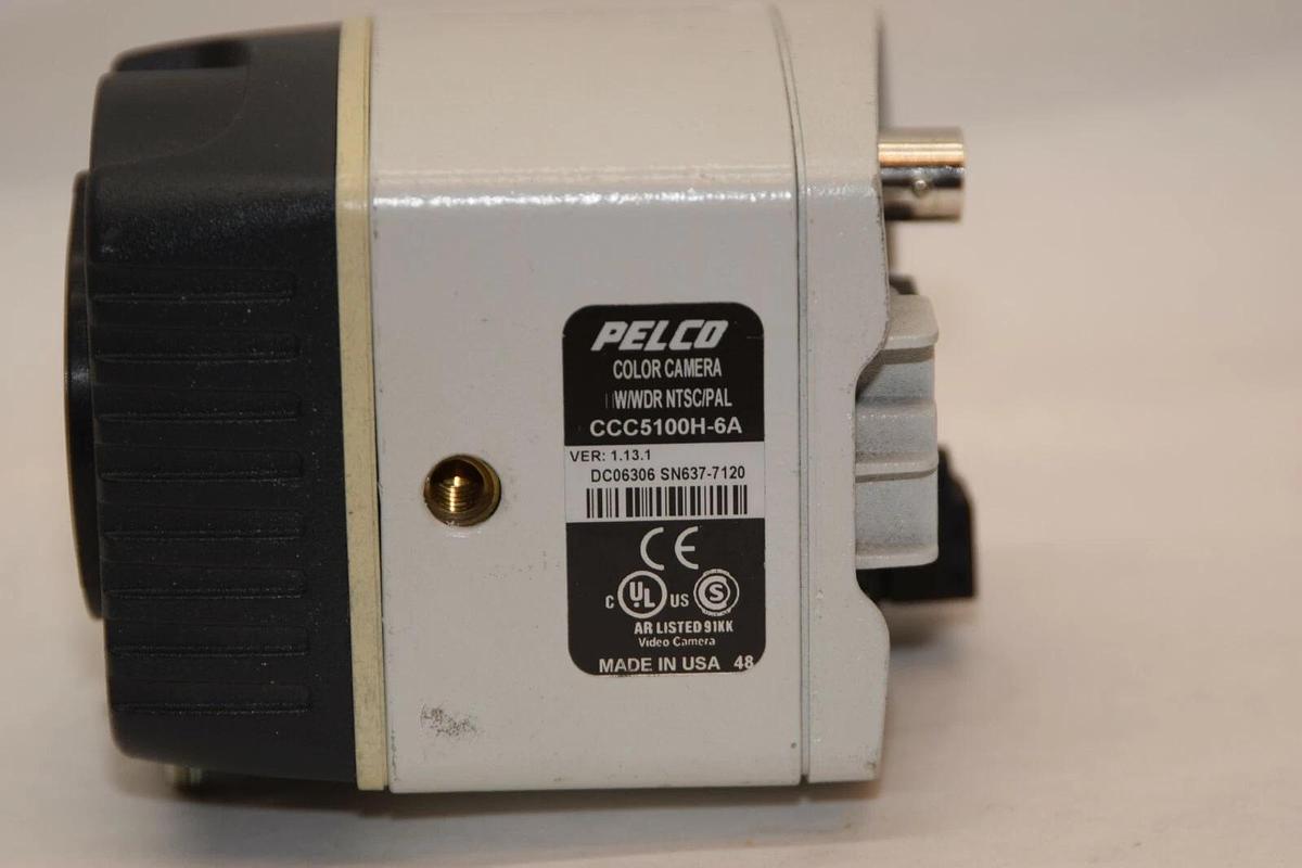 Used PELCO CCC5100H-6A CCC5100H6A Color Camera