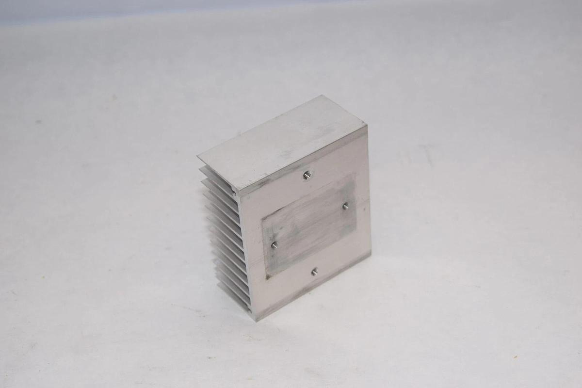 Used Small Heat Sink Approx. 3-5/16" x 2-15/16" x 1-3/8"